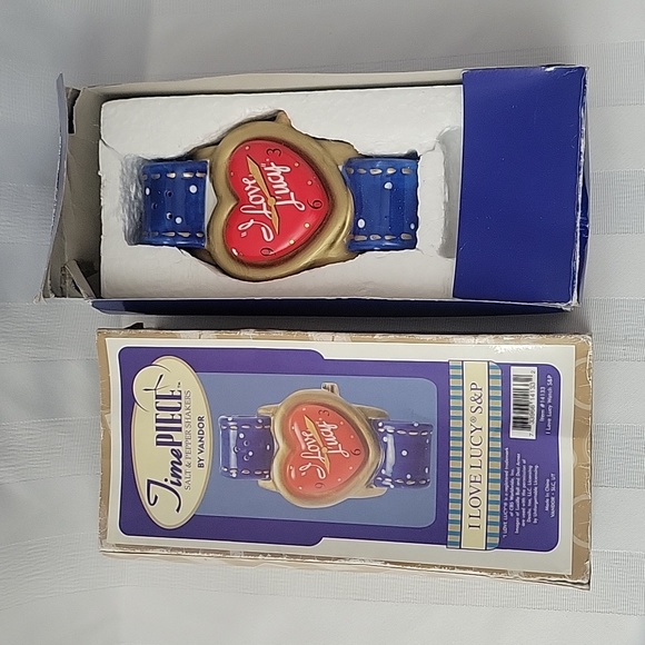 I Love Lucy Timepiece Salt and Pepper Shaker by Vando - Picture 2 of 9